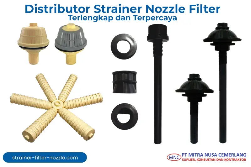 distributor produk strainer nozzle filter impor dan lokal terpercaya
